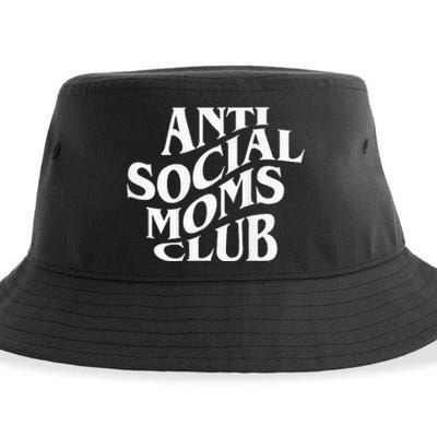 Antisocial Moms Club Anti Social Mama Anxiety Sustainable Bucket Hat