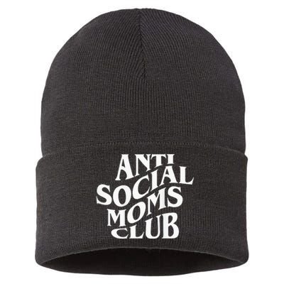 Antisocial Moms Club Anti Social Mama Anxiety Sustainable Knit Beanie