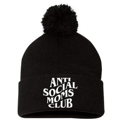 Antisocial Moms Club Anti Social Mama Anxiety Pom Pom 12in Knit Beanie