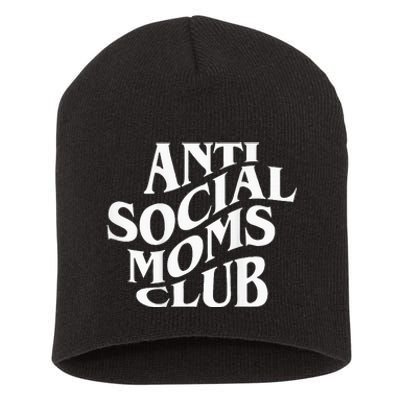 Antisocial Moms Club Anti Social Mama Anxiety Short Acrylic Beanie