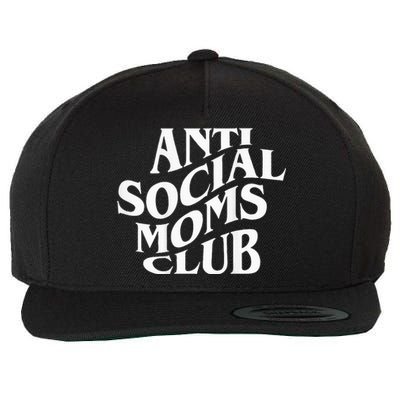 Antisocial Moms Club Anti Social Mama Anxiety Wool Snapback Cap