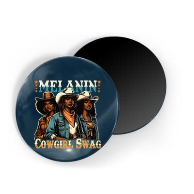 African Melanin Cowgirl Swag Black History Melanin Cowgirls Magnet