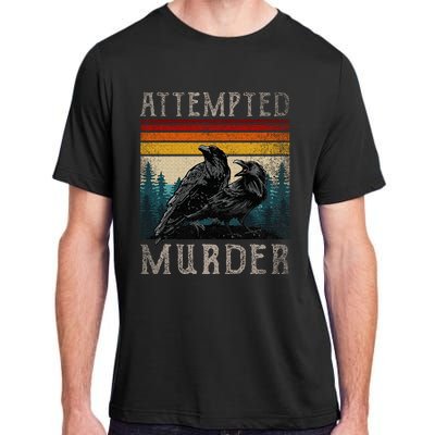 Attempted Murder Crows & Edgar Allen Poe Adult ChromaSoft Performance T-Shirt