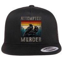 Attempted Murder Crows & Poe Flat Bill Trucker Hat