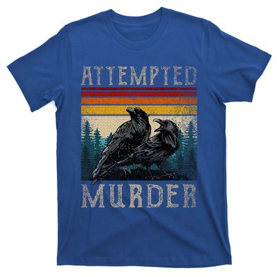 Attempted Murder Crows & Edgar Allen Poe T-Shirt