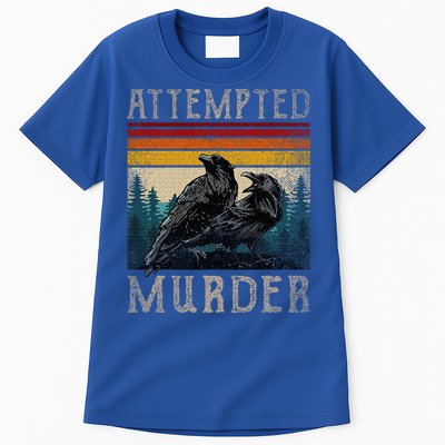 Attempted Murder Crows & Poe Tall T-Shirt