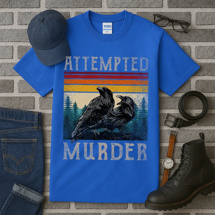 Attempted Murder Crows & Poe Tall T-Shirt