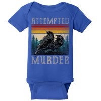 Attempted Murder Crows & Poe Baby Bodysuit