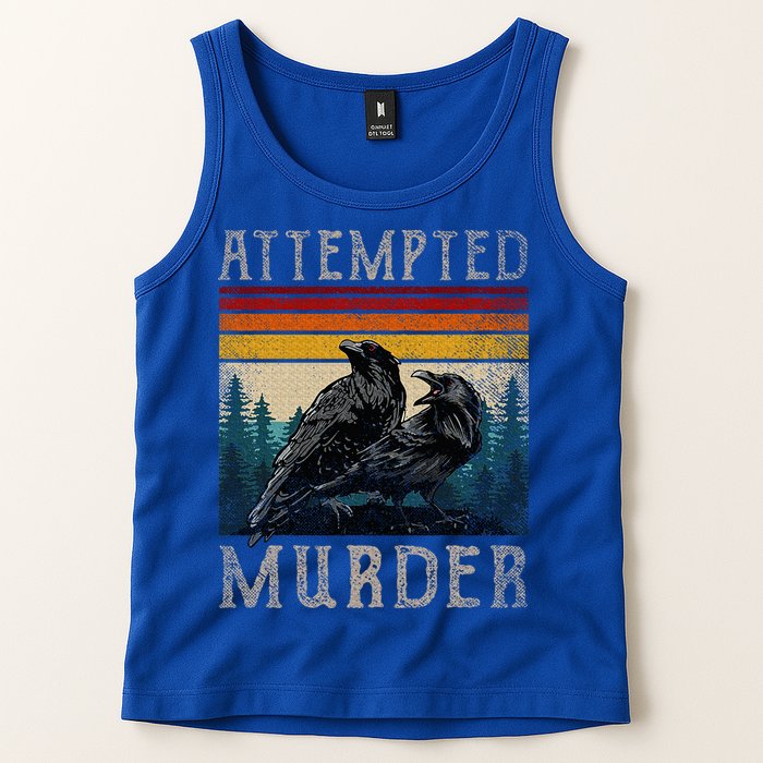 Attempted Murder Crows & Poe Tank Top