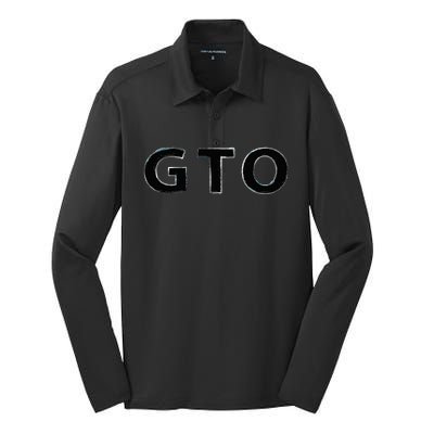 American Muscle Cars Classic Gto Car Culture Car Guys Silk Touch Performance Long Sleeve Polo