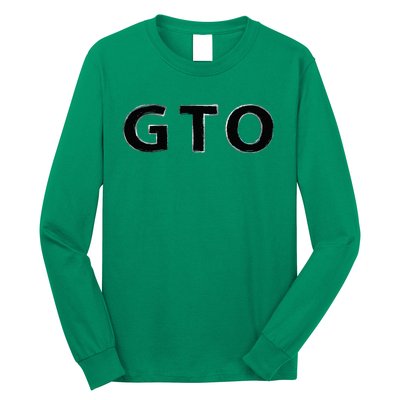 American Muscle Cars Classic Gto Car Culture Car Guys Long Sleeve Shirt