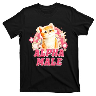 Alpha Male Cat Kitten Funny For Men Women T-Shirt