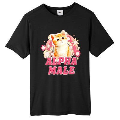 Alpha Male Cat Kitten Funny For Men Women Tall Fusion ChromaSoft Performance T-Shirt