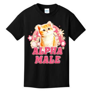 Alpha Male Cat Kitten Funny For Men Women Kids T-Shirt