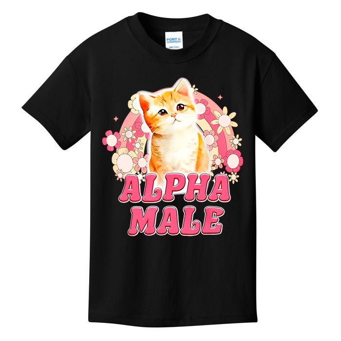 Alpha Male Cat Kitten Funny For Men Women Kids T-Shirt