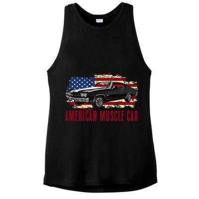 American Muscle Car Ladies PosiCharge Tri-Blend Wicking Tank