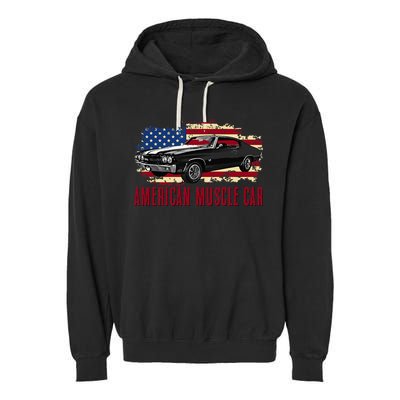 American Muscle Car Garment-Dyed Fleece Hoodie