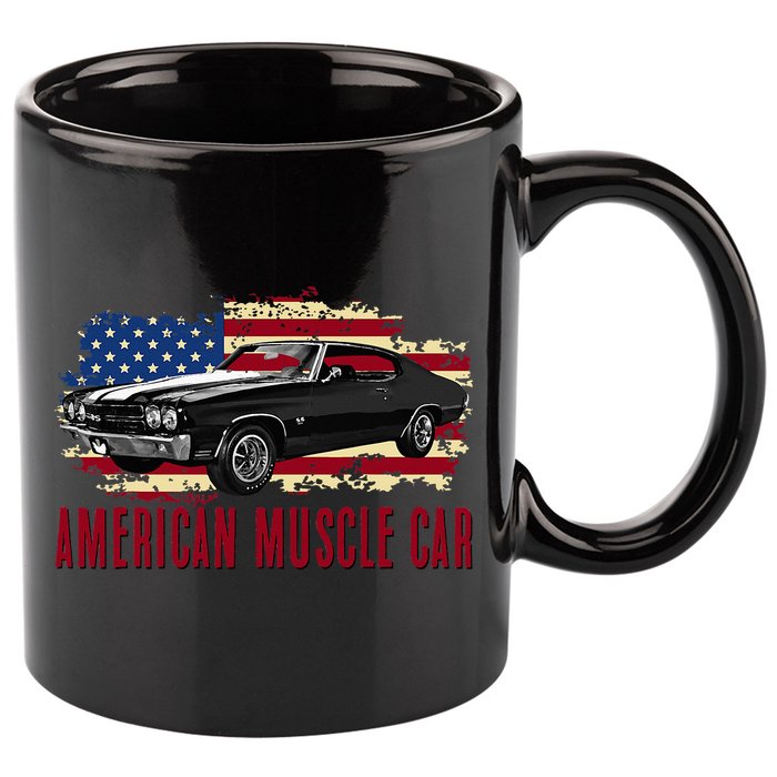 American Muscle Car 11oz C Handle Ceramic Mug