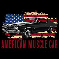American Muscle Car 16 in Basic Backpack