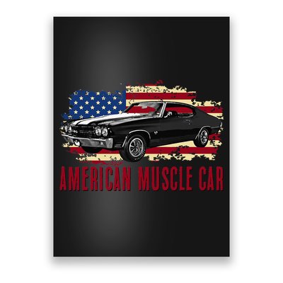 American Muscle Car Poster