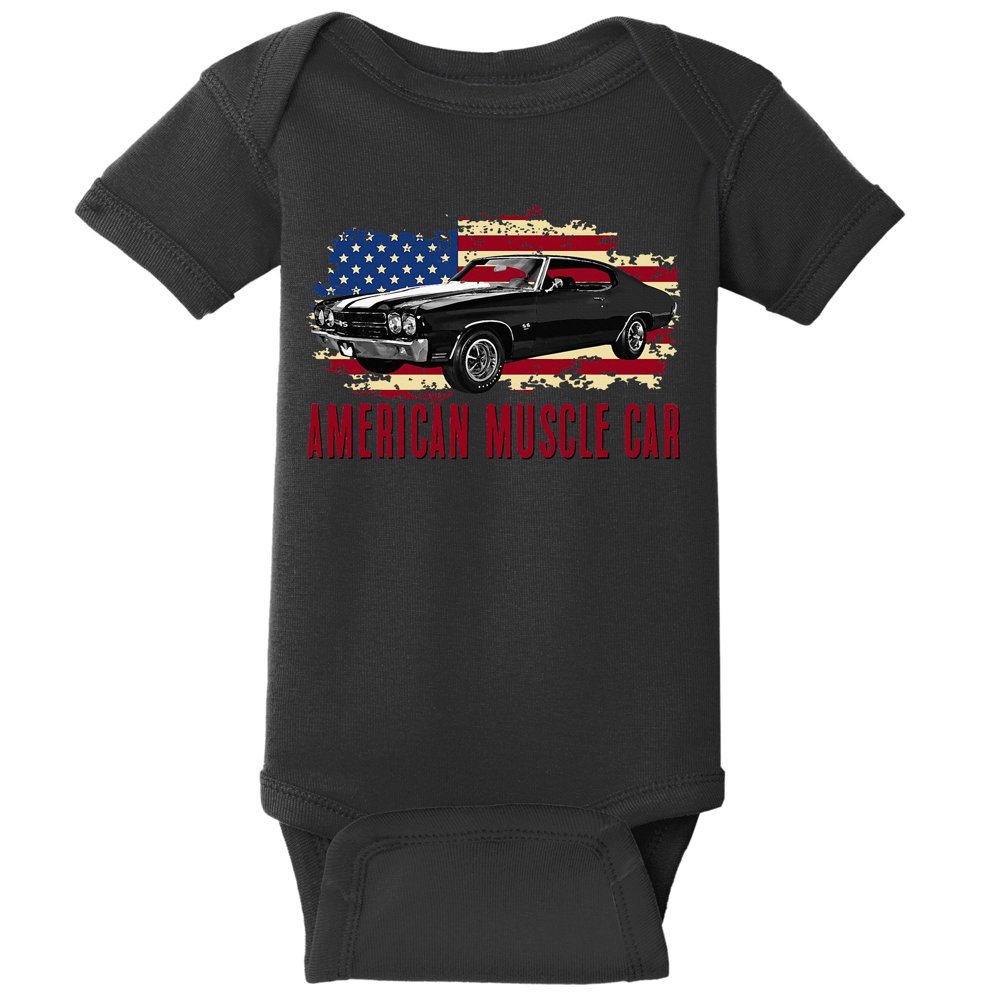 American Muscle Car Baby Bodysuit