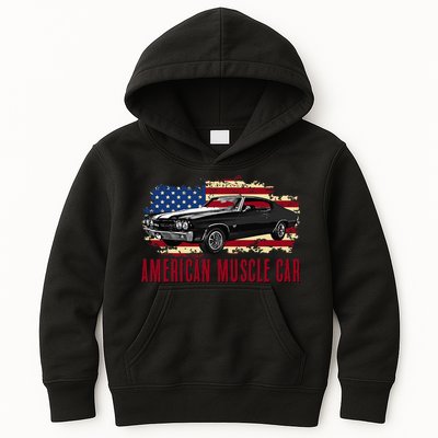 American Muscle Car Kids Hoodie