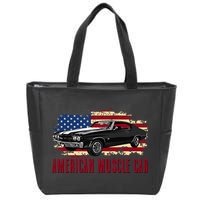 American Muscle Car Zip Tote Bag