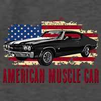 American Muscle Car Vector Backpack