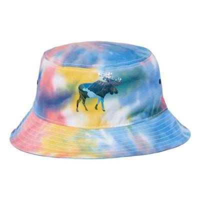 Alaska Moose Chugach National Forest State Park Souvenir Tie Dye Newport Bucket Hat