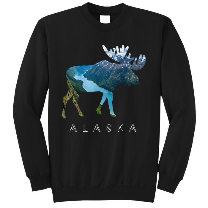 Alaska Moose Chugach National Forest State Park Souvenir Sweatshirt