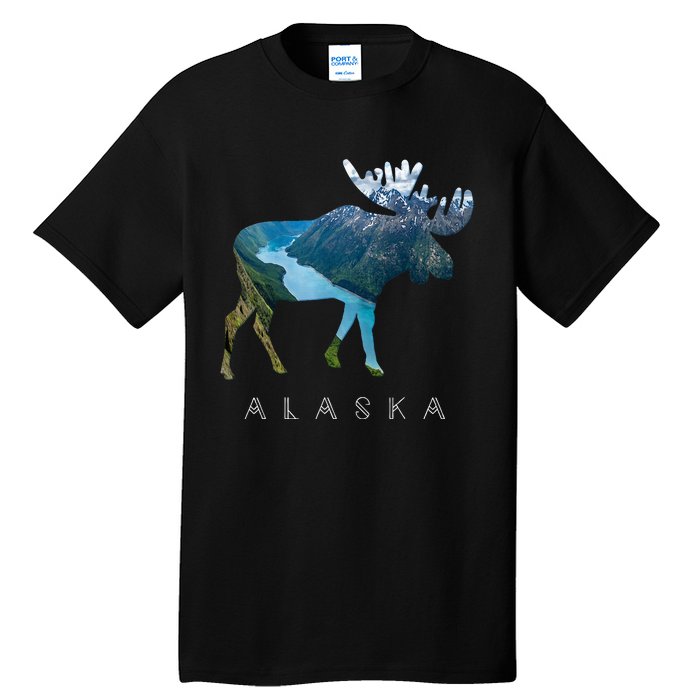 Alaska Moose Chugach National Forest State Park Souvenir Tall T-Shirt