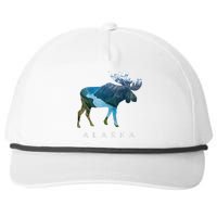 Alaska Moose Chugach National Forest State Park Souvenir Snapback Five-Panel Rope Hat