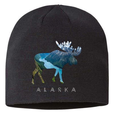 Alaska Moose Chugach National Forest State Park Souvenir Sustainable Beanie