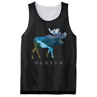 Alaska Moose Chugach National Forest State Park Souvenir Mesh Reversible Basketball Jersey Tank