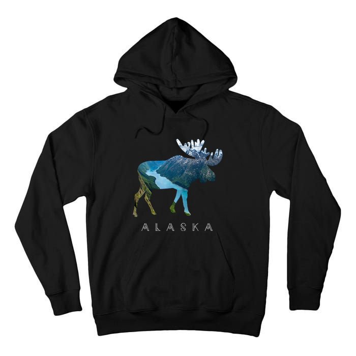 Alaska Moose Chugach National Forest State Park Souvenir Tall Hoodie