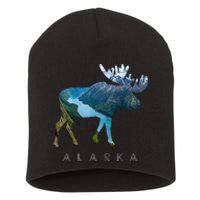 Alaska Moose Chugach National Forest State Park Souvenir Short Acrylic Beanie