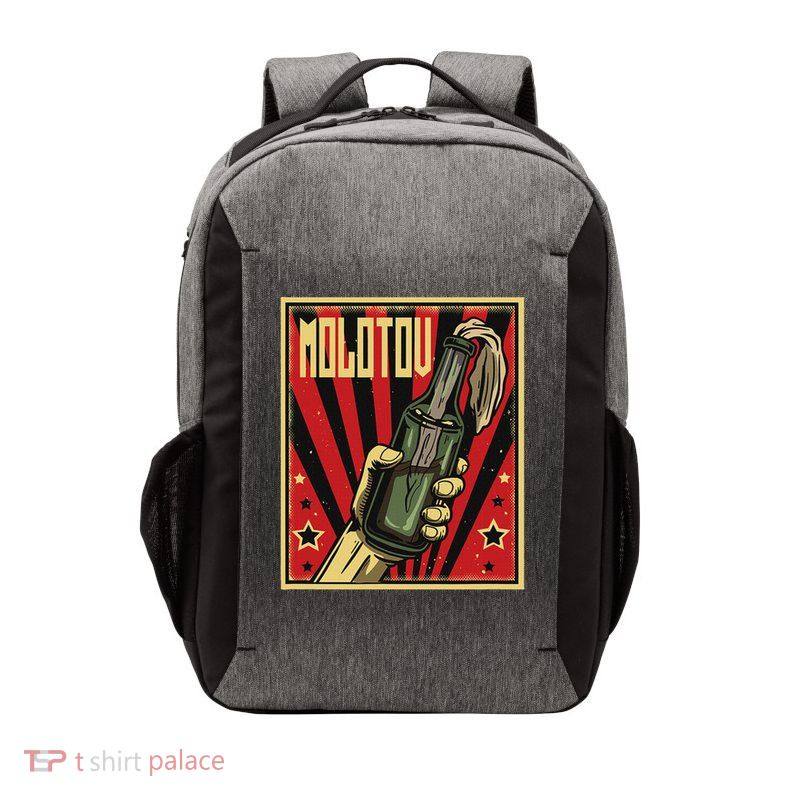 Anarchy Molotov Cocktail Revolution & Rage Vector Backpack