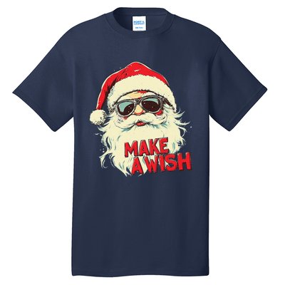 A Merry Christmas Begins With Santa’S Wishful Speech Tall T-Shirt