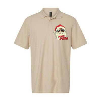 A Merry Christmas Begins With Santa’S Wishful Speech Softstyle Adult Sport Polo