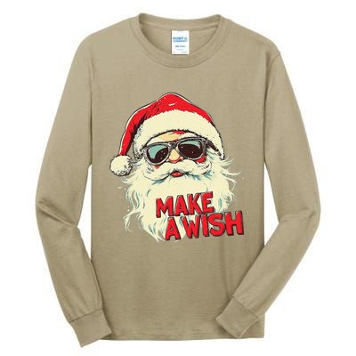 A Merry Christmas Begins With Santa’S Wishful Speech Tall Long Sleeve T-Shirt