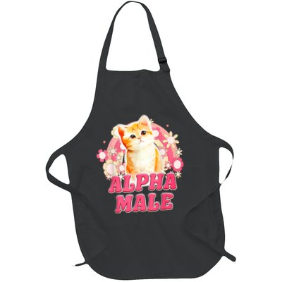 Alpha Male Cat Kitten Funny Apron