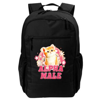 Alpha Male Cat Kitten Funny Daily Commute Backpack