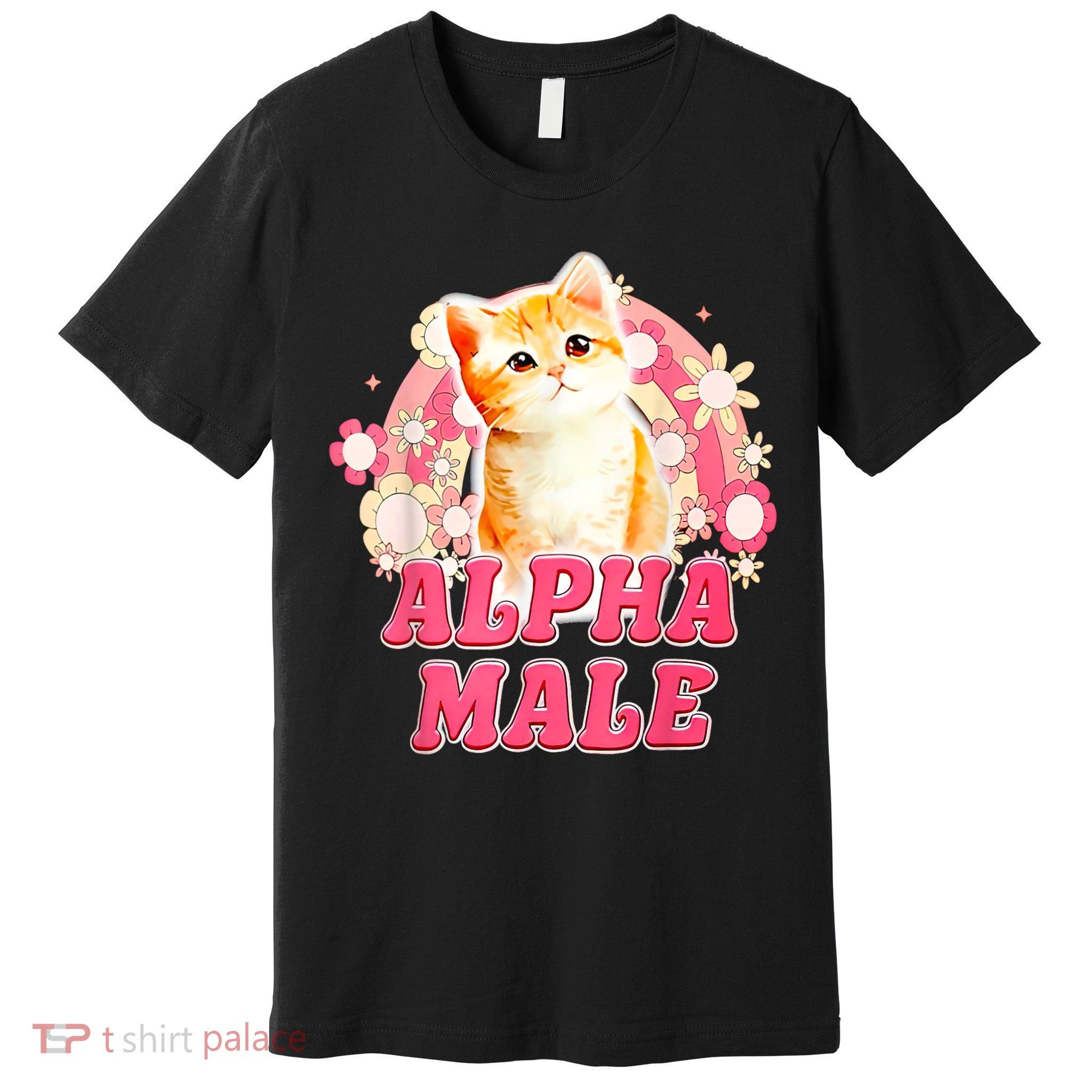 Alpha Male Cat Kitten Funny Premium T-Shirt