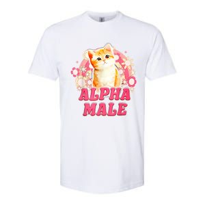 Alpha Male Cat Kitten Funny Softstyle CVC T-Shirt