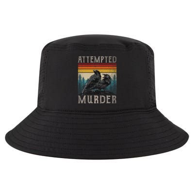Attempted Murder Crows & Edgar Allen Poe Cool Comfort Performance Bucket Hat