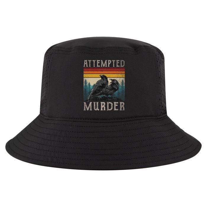 Attempted Murder Crows & Edgar Allen Poe Cool Comfort Performance Bucket Hat