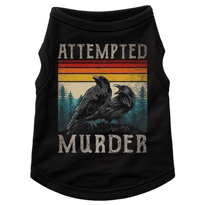 Attempted Murder Crows & Edgar Allen Poe Doggie Tank