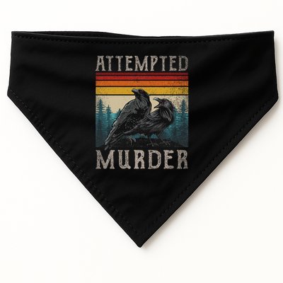 Attempted Murder Crows & Edgar Allen Poe USA-Made Doggie Bandana