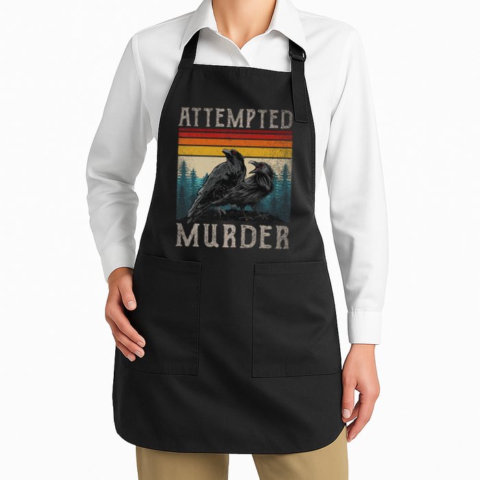 Attempted Murder Crows & Edgar Allen Poe Apron