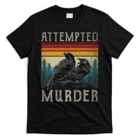 Attempted Murder Crows & Edgar Allen Poe T-Shirt